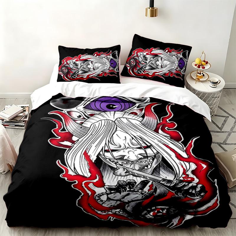 Attack On Titan 3pc Set Perfect for Bedroom Use Comfortable Bedding Set Includes a Duvet Cover and Two Pillowcases Ideal Birthday or Christmas Gift