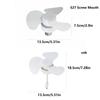 5W Small Ceiling Fan Low Noise USB Electric Fan Useful E27 Screw Mouth Fan  Summer