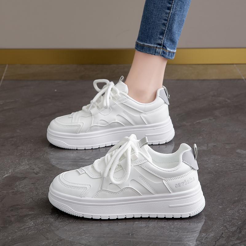 Fashion Platform Sports Shoes Woman Fashion Ventilated Sweet Platform Sneakers Korean Style Versatile Casual Female Shoes