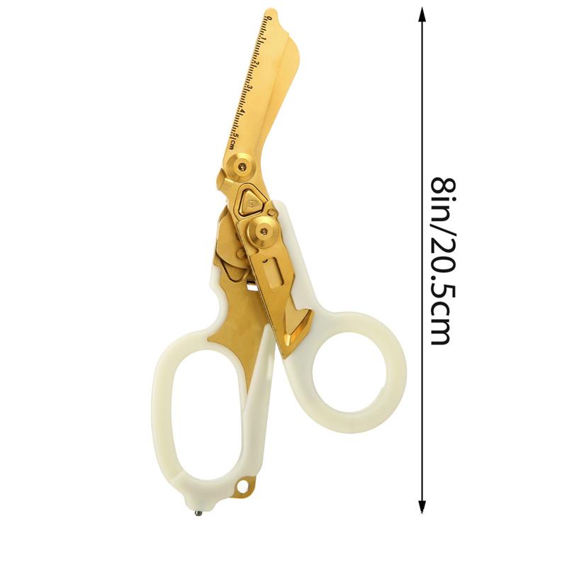 ABWR-Multifunctional 6In1 Outdoor Scissors Retractable H420C Stainless Steel Material Easy To Carry And Store Tool