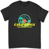 California The Golden State Beach Vibes T-shirt WU57
