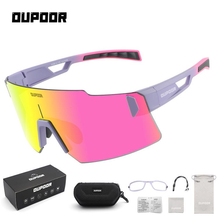 

Cross Border Cycling Glasses European American Marathon Sports Borderless Outdoor Mountain Biking Eye Protection Windproof