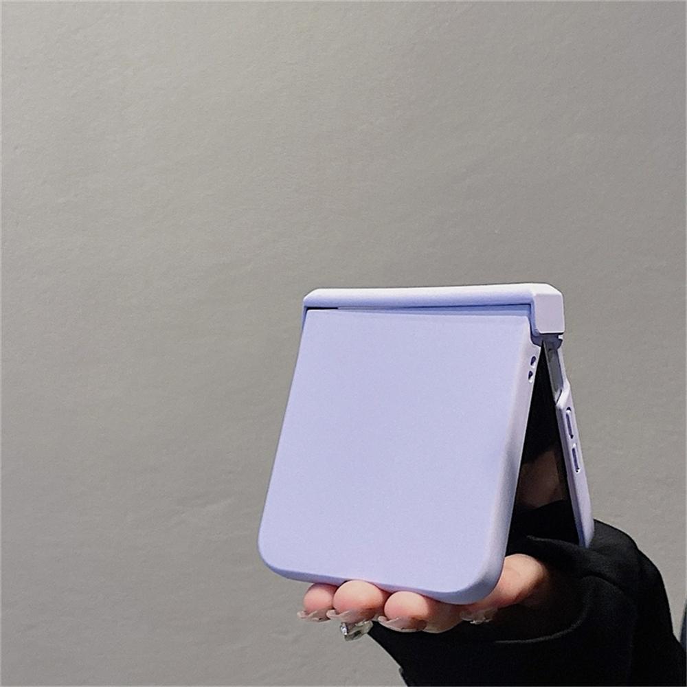 Cute Candy Color Skin Feel Hinge Protec Case For Samsung Galaxy Z Flip 7/6/5/4/3 For Motorola Razr 40 50 Ultra Razr 60 Cover