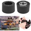 Boat Steering Wheel Hub Adapter, Metal, 3/4 Inch Keyway, 5mm Screw Holes, Compatible with Standard 6 Hole Wheels, Universal Fit for Boats