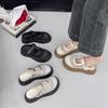 Thick-soled One-pedal Bag Head and Half Slippers, Children's Summer Wear with Skirts 2025 New Popular Evening Cool Slippers
