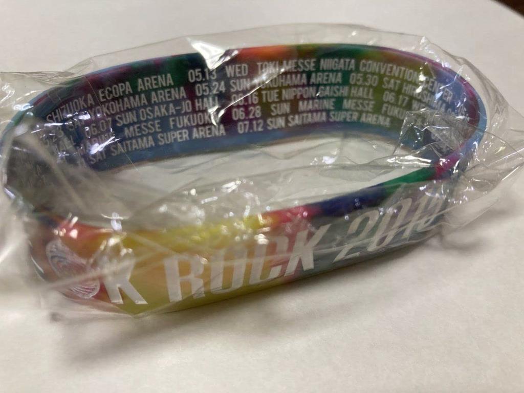 ONE OK ROCK 2015 "35xxxv" JAPAN TOUR Official Merchandise Rubber Band (Rainbow)