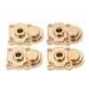 4Pcs RC Knuckle Cover Brass High Strength Rust Resistant RC Axle Gear Cover for FMS 1Celsius24 FCX24 RC Crawler