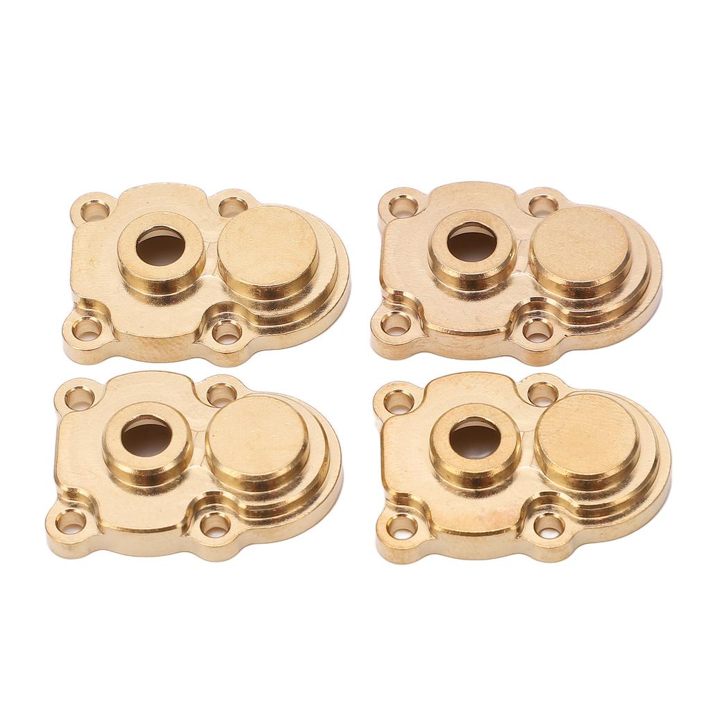 4Pcs RC Knuckle Cover Brass High Strength Rust Resistant RC Axle Gear Cover for FMS 1Celsius24 FCX24 RC Crawler