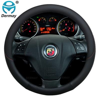 Pro Fiat Grande Punto Avventura Urban Cross Abarth Punto Potah na volant auta PU kůže 100% Značka DERMAY Autopříslušenství
