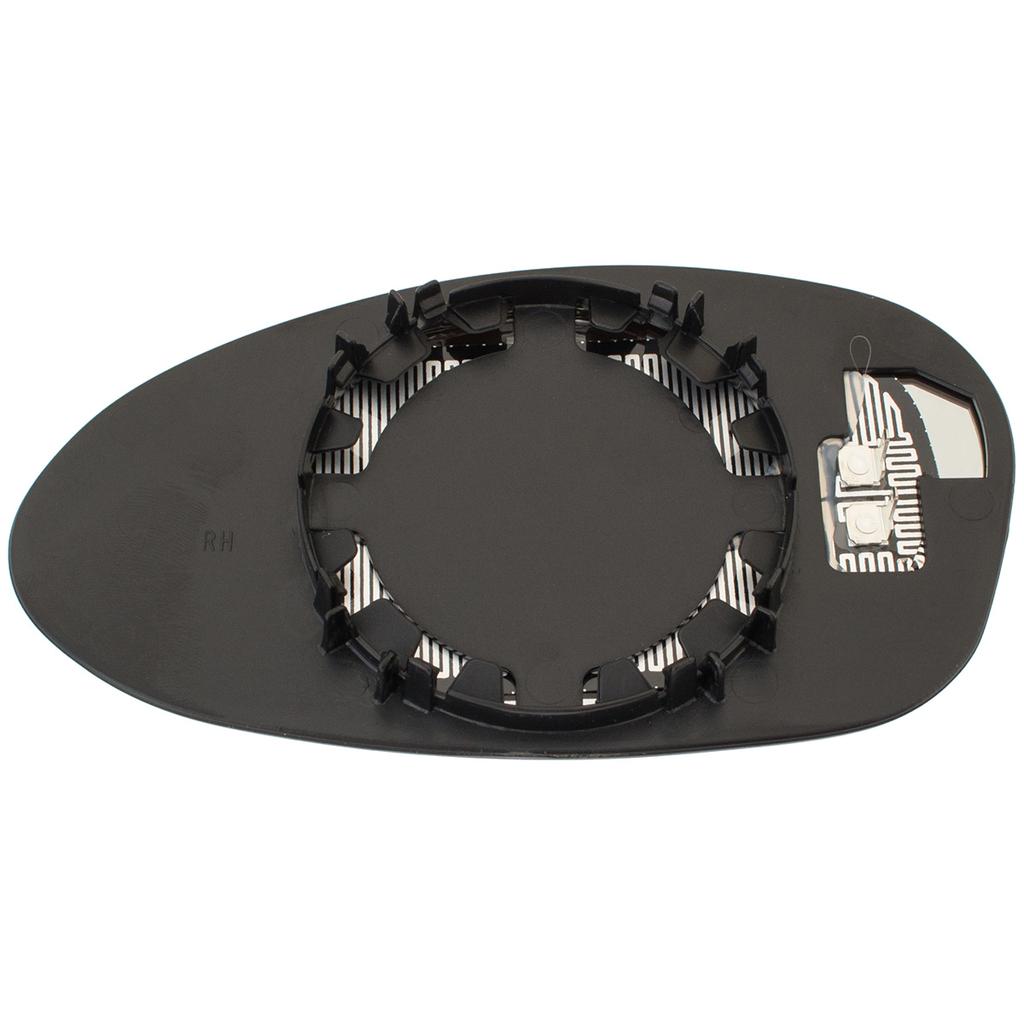 BMW 1 E81 E82 E87 E88 04-13 mirror insert HEATED BLUE right