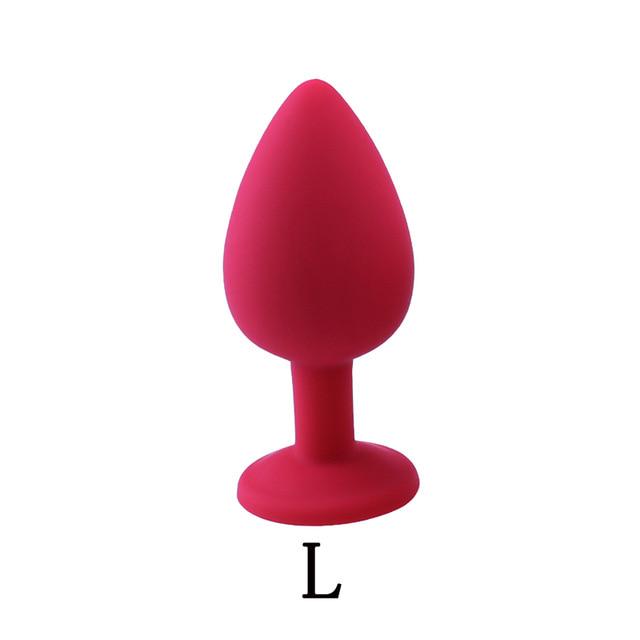 3Pcs/Set Safe Butt Plug With Crystal Detachable Jewelry Anal Plug Vagina Clitoris Vibrator Sex Toy