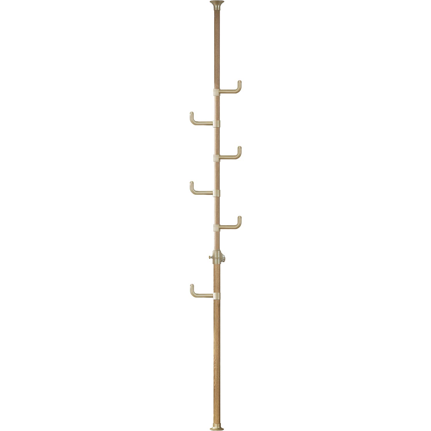 

YAMAZEN Распорная стойка для одежды из натурального дерева (Высота 190-260см), Зерно, WJ-725R(ГНА)