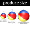 Durability Inflatable Swim Toy Portables Inflatable Compacts Water Playing Ball for Playtimes Pool Accessory Outdoor Use
