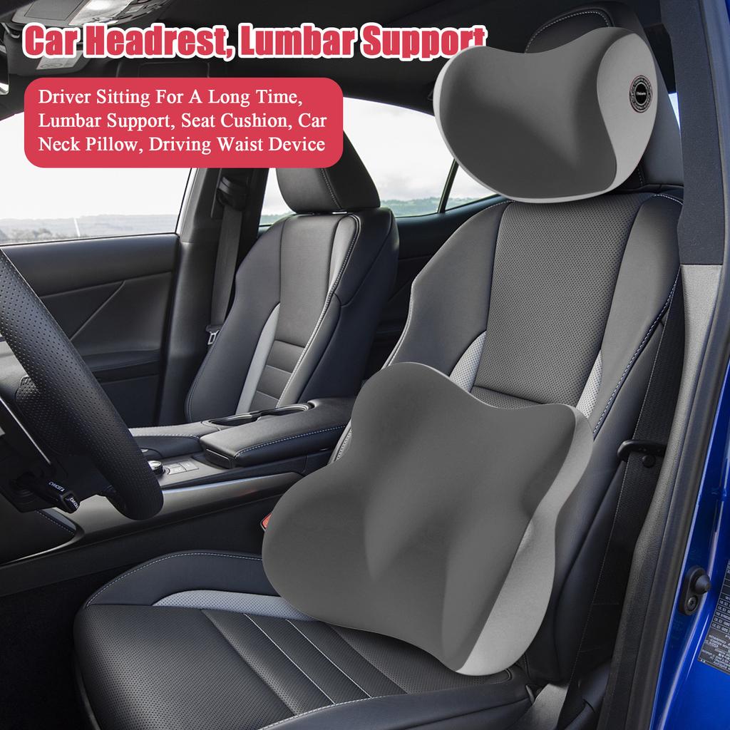 Car Headrest, Lumbar Support, Driver Sitting For A Long Time, Lumbar Support, Seat Cushion, Car Neck Pillow, Driving Waist Device