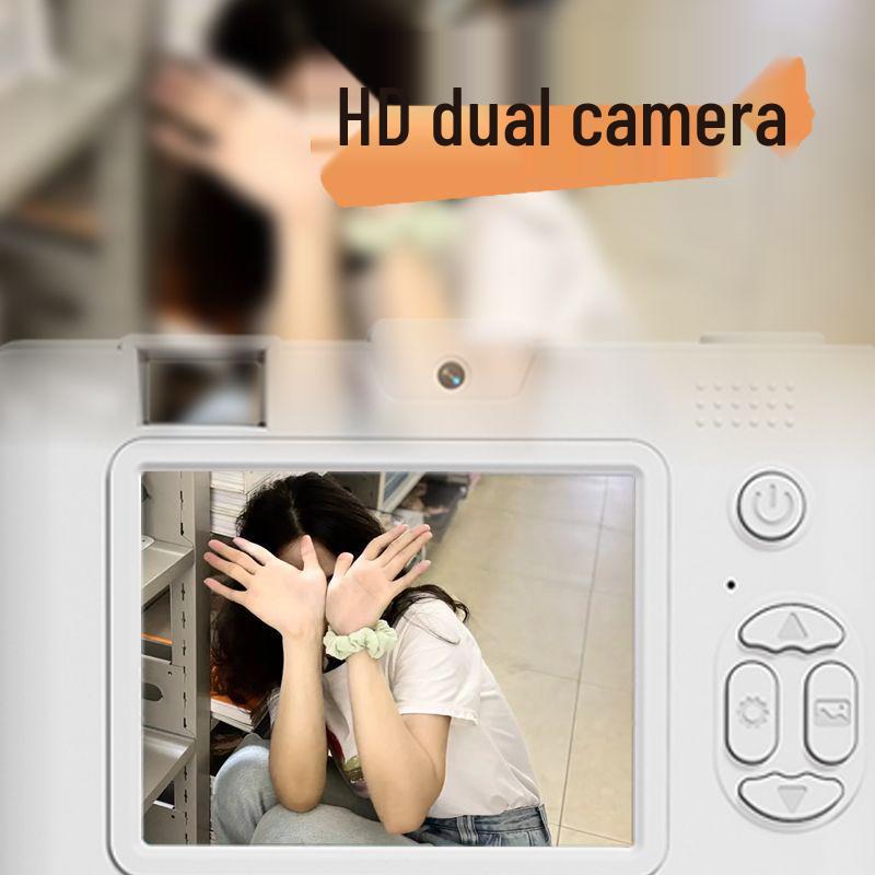 9800W Retro Digitalkamera mit Dual-Objektiv: HD-Foto & Video für Studenten