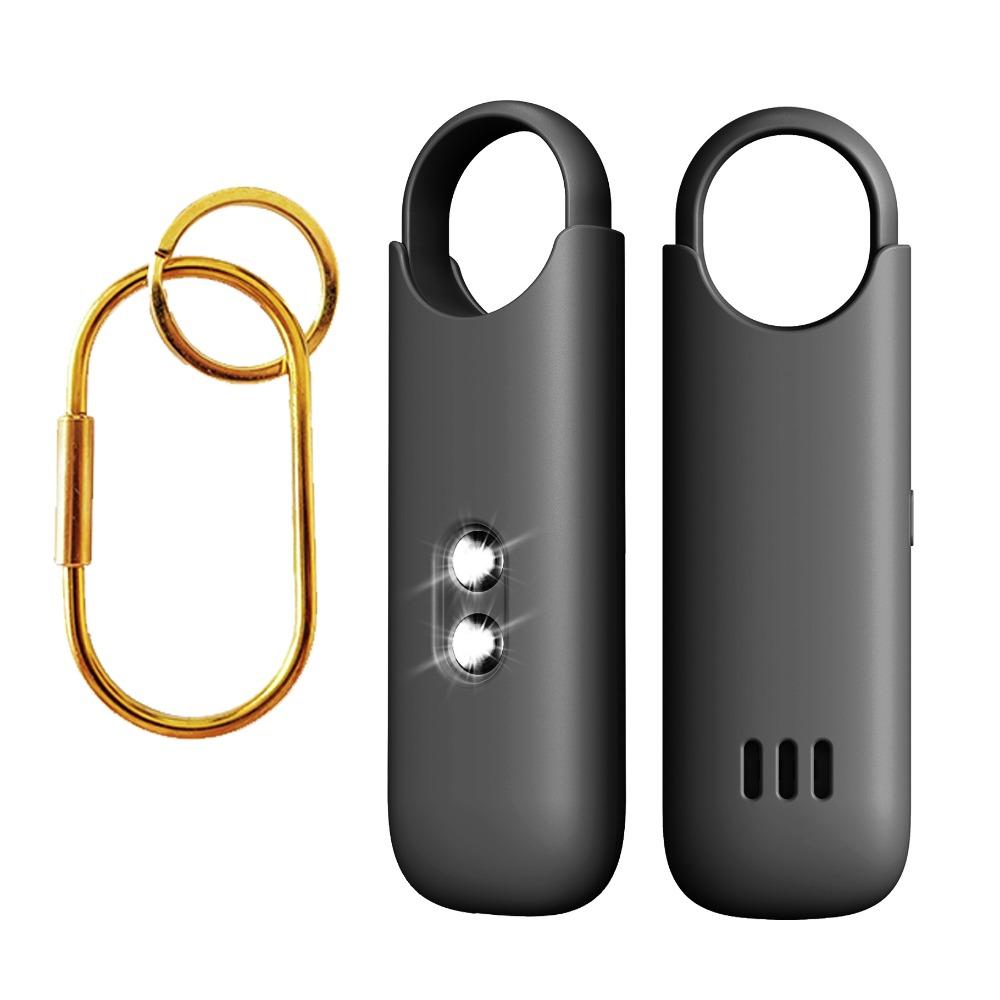 Rechargeable Personal Self Defense Alarm with Dual LED Light Safety Siren  for Women Girls