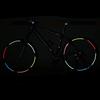 Fluorescent MTB Bike Motorcycle Wheel Tire Tyre Reflective Stickers Decal Tape Safety Silver KTY
