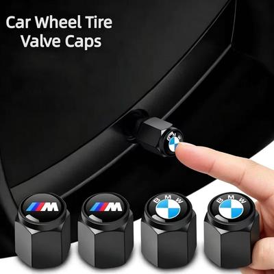 MLKQ6 Car Wheel Tire Valve Cap Dustproof Protector Cover For M E36 E39 E46 E60 E90 E90 F10 F30 G20 G21 G30 G11 F15 X5