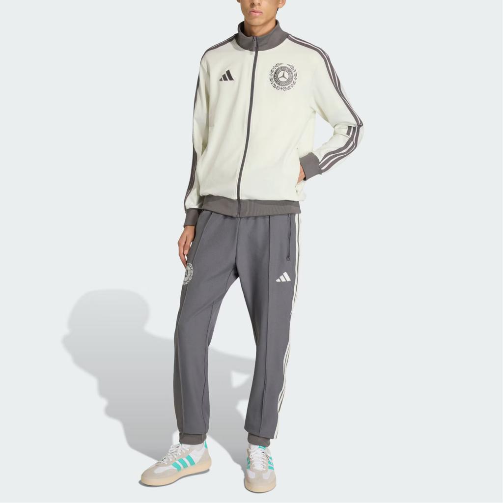 Adidas Mercedes - Amg Petronas Formula 1 Team Silver Arrow Series Mercedes Amg Petronas F1 Team Stand Collar Slim Fit Jacket Men Jackets KE8270