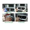 For Volvo V40 Interior Console Air Conditioning Outlet Decorative Cover Trim Stainless Steel Car Accessories Styling