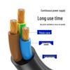 Cida Pure Copper 3-Pin Cloverleaf Power Cord 0.75mm, National Standard.