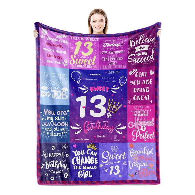 Das perfekte Geburtstagsgeschenk für sie | Gemütliche Wohndecke für Frauen, Mama, Schwester oder beste Freundin Alter kann sein
