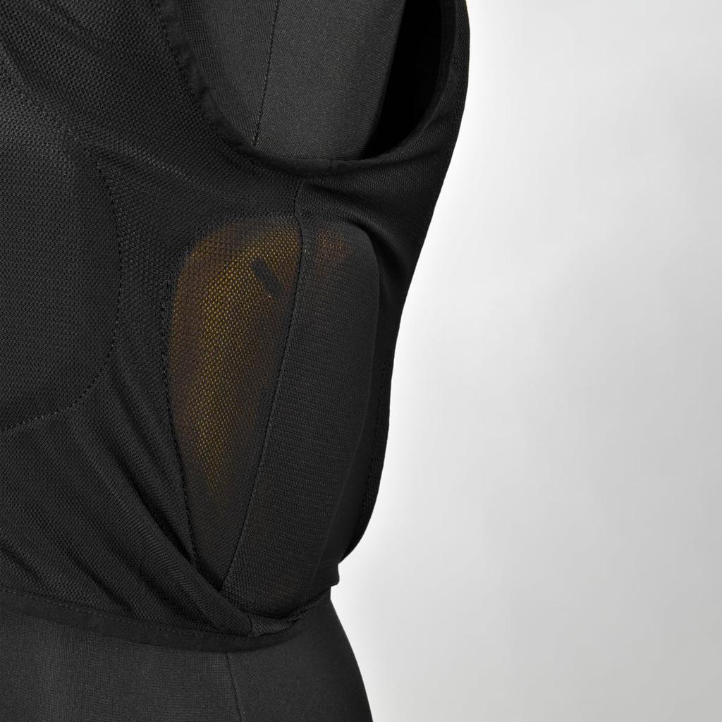 Komine SK-694 904 CE Body Protection Liner Vest for Motorcycles, Black, Ladies, CE-Certified Protector