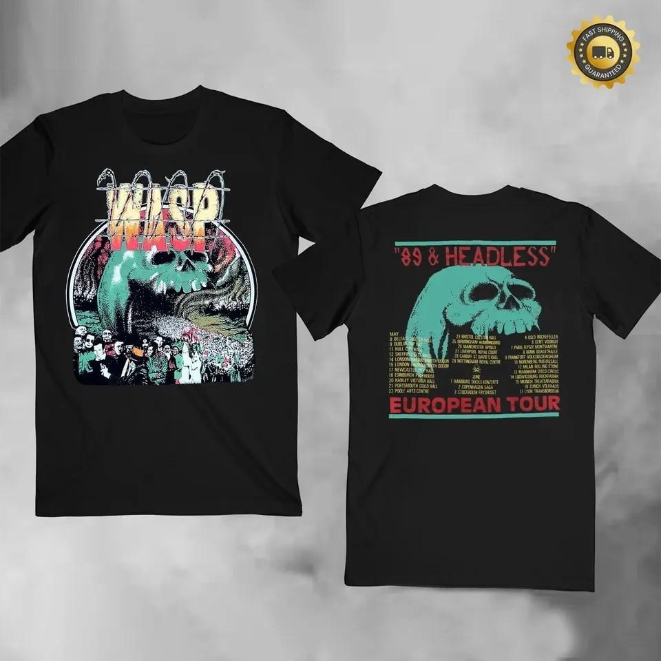 Футболка WASP HEADLESS Тур 1989 S
