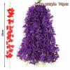 12pcs Thick Wisteria Flowers Fake Wisteria Hanging Flowers Artificial Wisteria Flowers Ceiling Flower Plants Exterior Decoration
