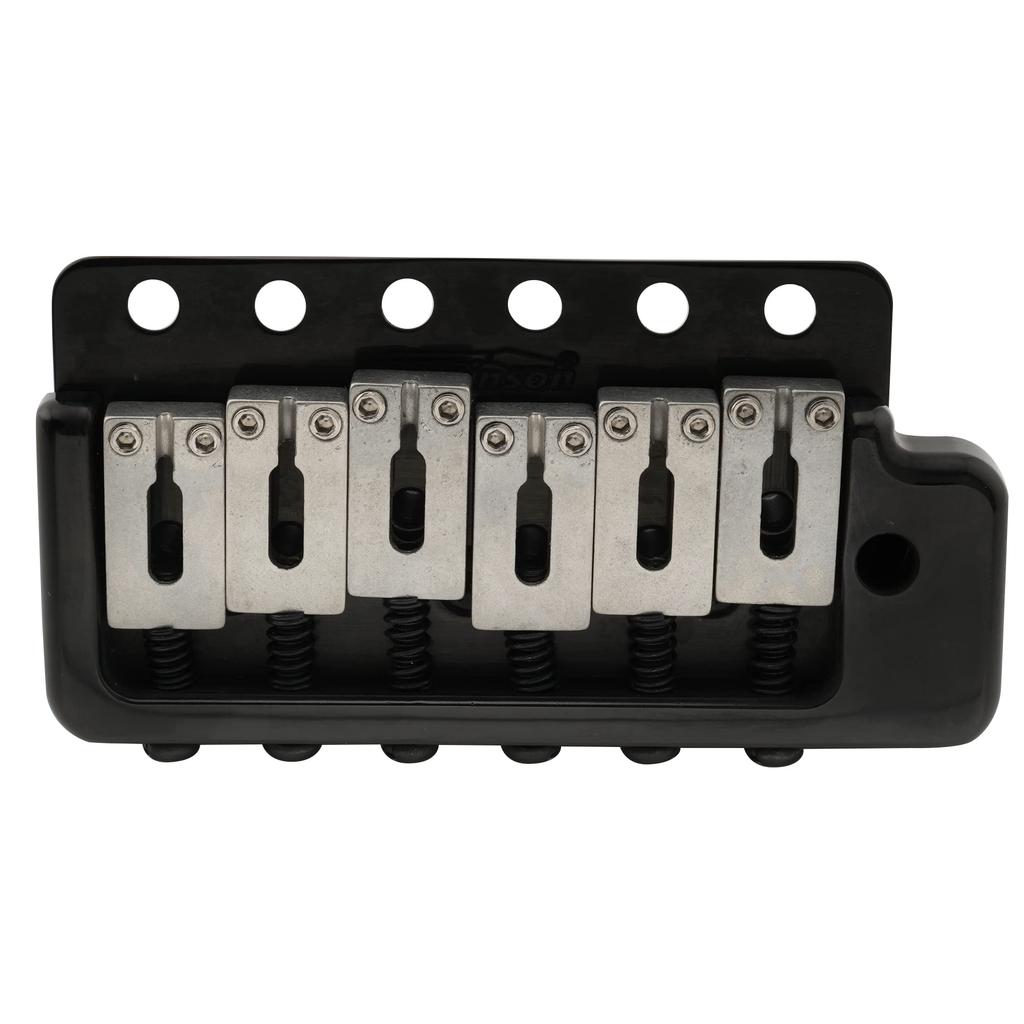Unidad de Trémolo para Guitarra Wilkinson Puente de Trémolo Para Stratocaster Eléctrica Negro WVPC-SB 10.8mm 6 Puntos Guitarras de Importación/Japón,