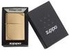 ZIPPO Flat 270 Brass Polished Official Import Lighter, Plain, Top, Series, Finish,