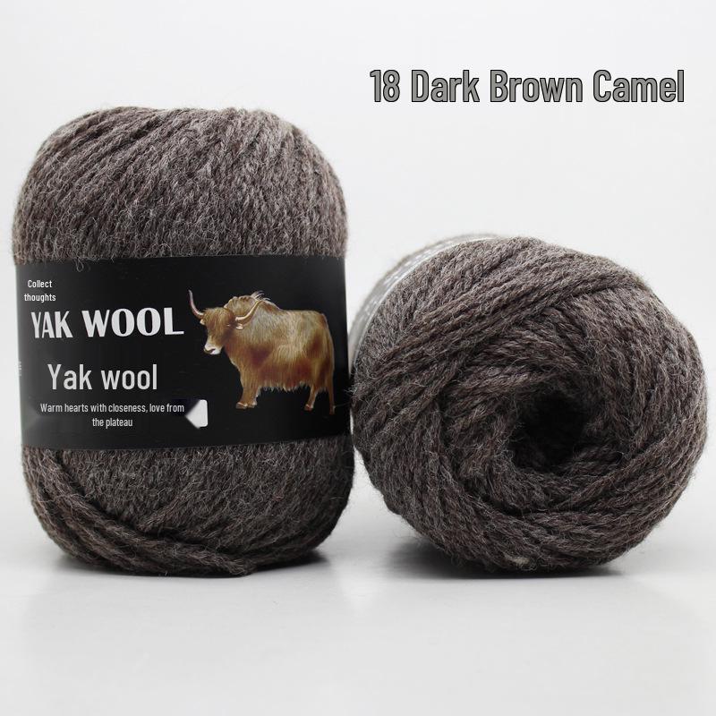 3-fädiges Garn aus Yak-Daune: Handgestrickter mittelschwerer Pullover/Cardigan/Schal/Mütze Häkelgarn.