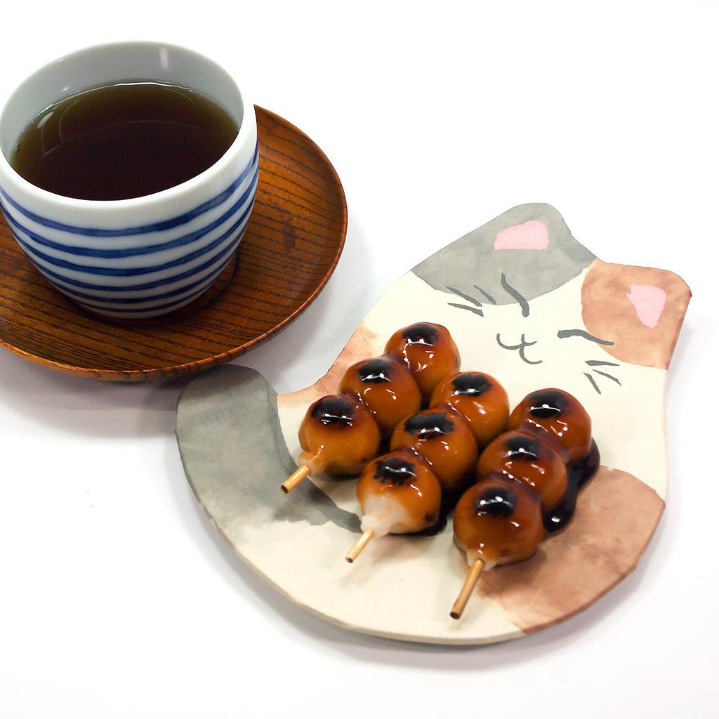 Food replica strap Mitarashi dango that look like they could eat them 110OS - (rice dumplings) -