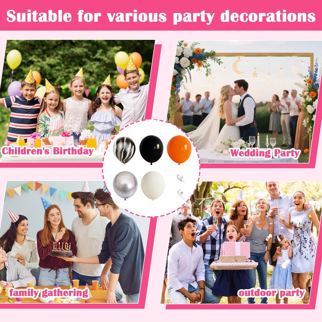 96Balloons 10 Inches, Suitable For Boys And Girls' Birthdays, Baby Parties, Gender Revealing, Wedding Decoration