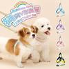 Puppy Chest Back Leash Small and Medium-sized Dog V-shaped Rainbow Chest Back Set Adjustable Soft Pet Dog Supplies