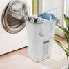 Plastic Household Laundry Basket Hampers Portable Laundry Hamper Clothes Basket, Dirty Clothes Washing Storage Cart with Wheels
