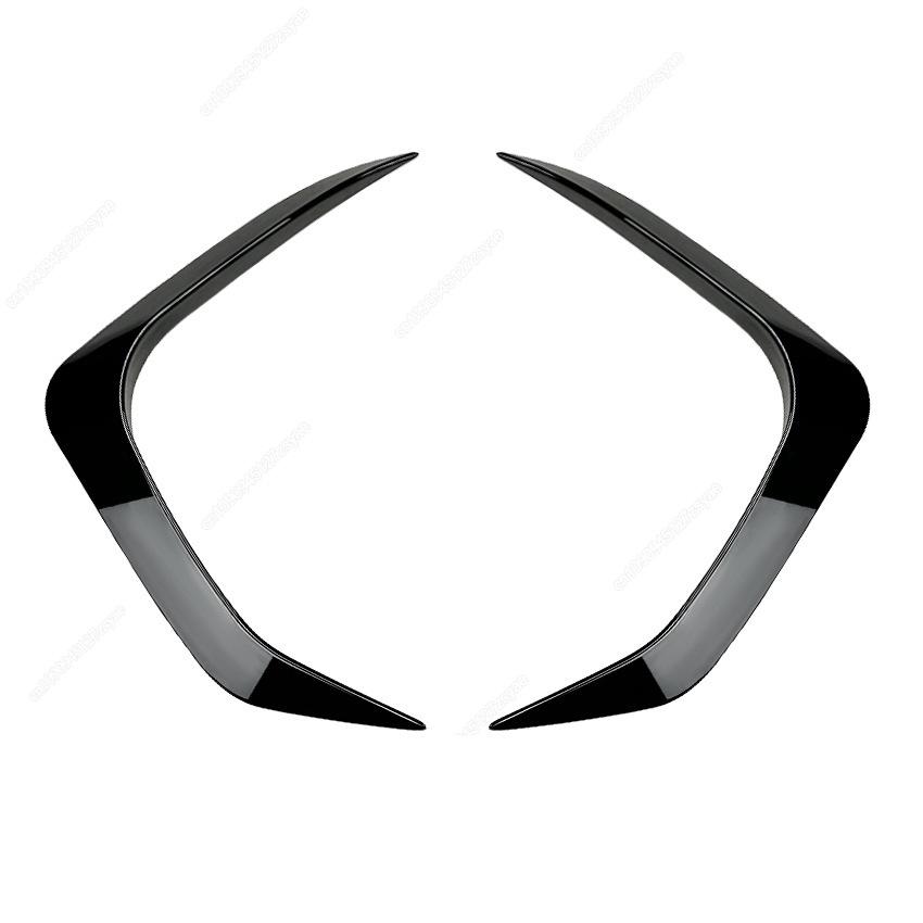 Car Front Bumper Lip Splitter Side Air Vent Intake Fog Lamp Frame Spoiler For BMW X1 U11 iX1 M-Sport 2022-2025+ Bodykits Tuning