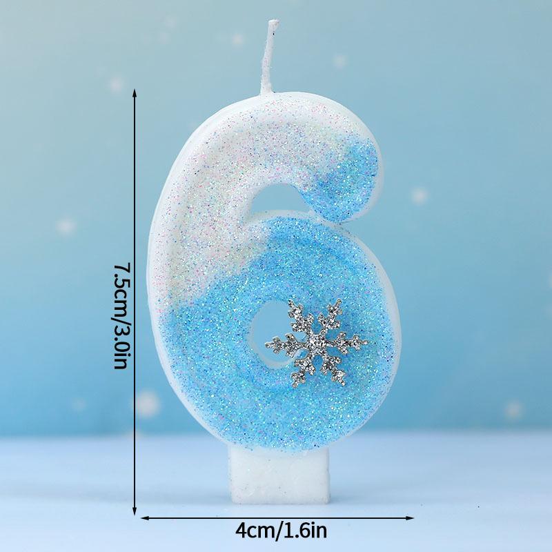 Happy Birthday Cake Decorative Candle 0-9 Digital Candles Baby Shower Wedding Anniversary Day Cake Topper Decor Party Supplies