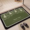 Bathroom Diatom Mud Anti-skid Quick-drying Water-absorbing Anti-skid Door Mat