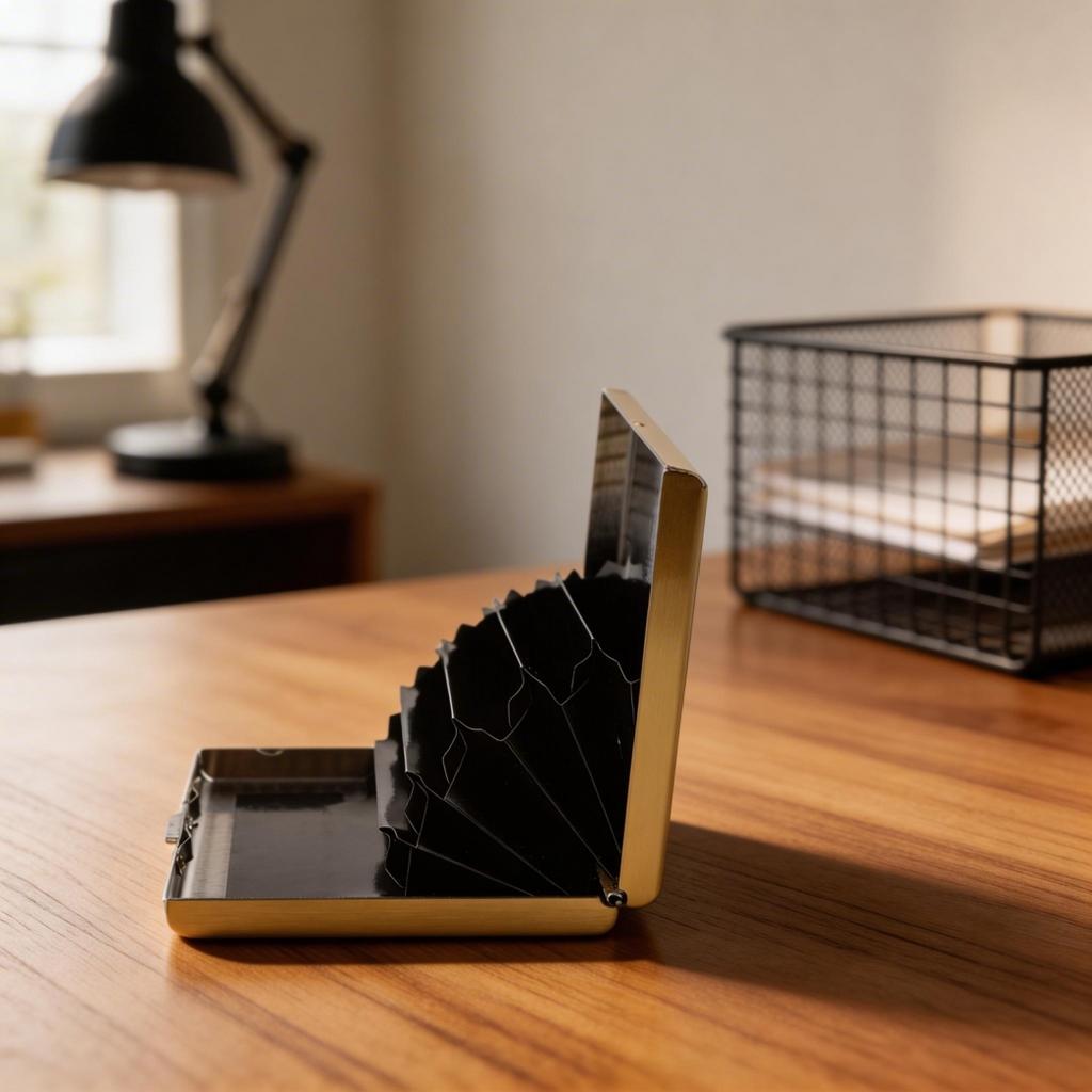 Metal Construction Credit Card Holder Stainless Card Case