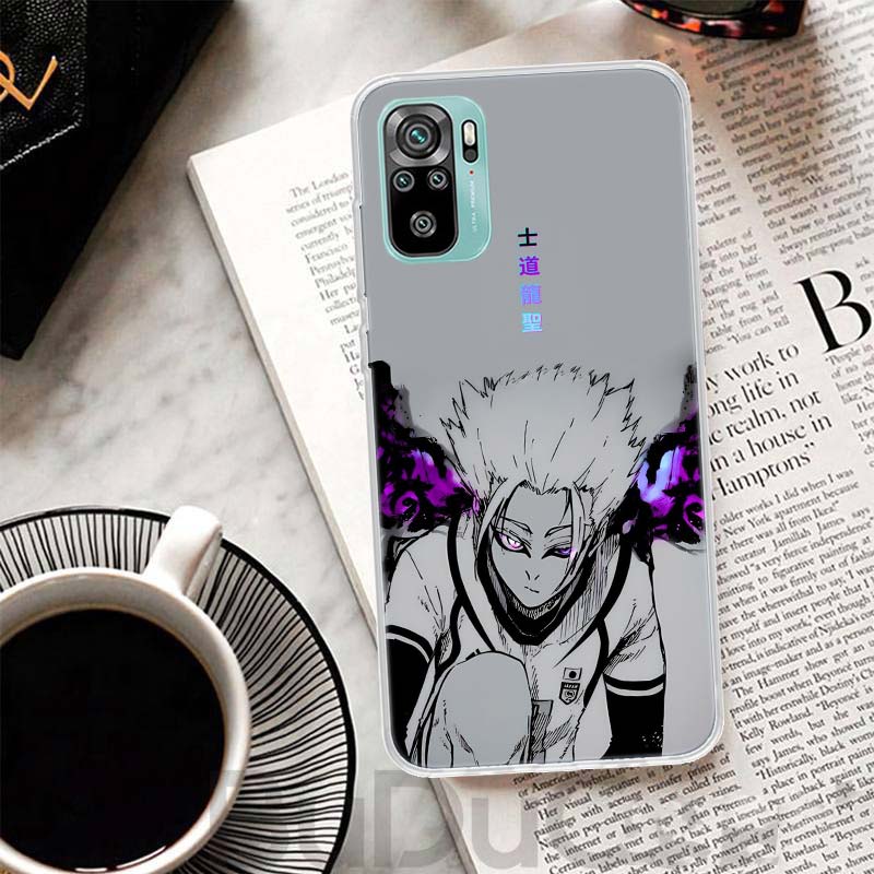 Blue Lock Shidou Ryusei Cover For Xiaomi Redmi Note 14 13 12S 12 11 Pro Plus Phone Case 11S 10S 10 11E 11T + 9S 9 Print Coque