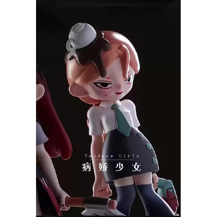 Genuine Yandere Girls Blind Box Series Model Tabletop Decorations Anime Figure Surprise Bag Ornament Collection Toys Gift