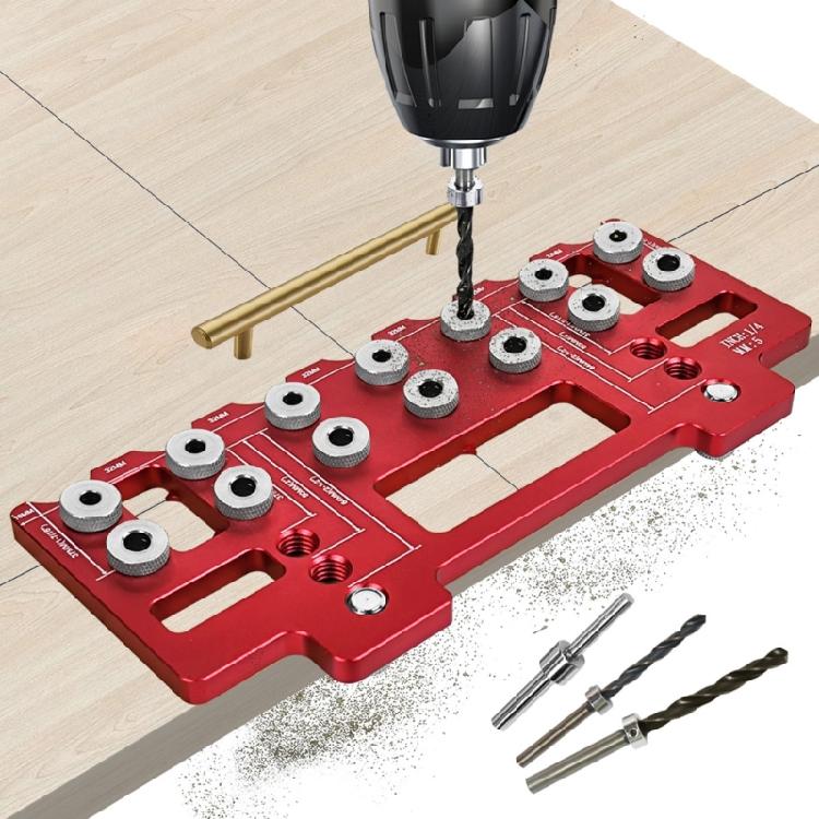 Cabinet Templates Tool Cabinet Shelf Jig Drill Guide for Straight Hole