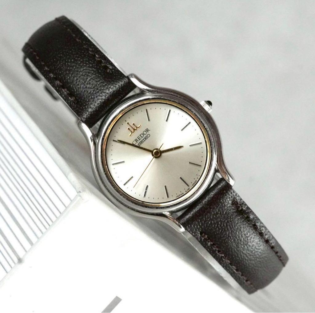 [USED] SEIKO Credor 4J81-0A40 Women's Quartz Watch, Working