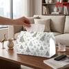 1pc Reusable Tissue Box with Christmas Tree Snowflake Napkin Dispenser - Flat Suitable for for Home, Kitchen, Car, Farmhouse Decor - Tissue Holder for