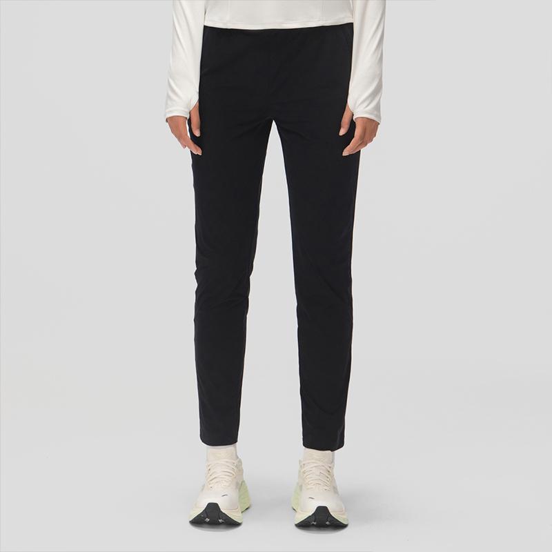 SAUCONY Lightweight Soft Stretch Casual Pants Women Bottoms Black SC1240102A-BK01