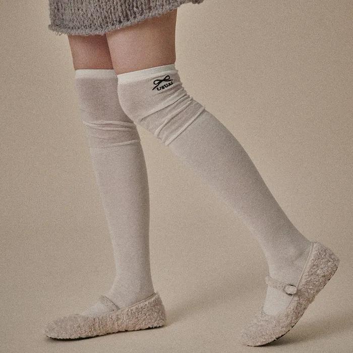 Usual High Knee Socks (4Colors)