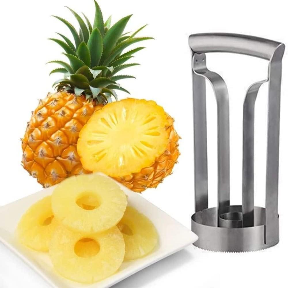 Pineapple Meat Extractor Pineapple Slicer Stainless Steel Pineapple Meat Extractor Core Peeler Multifunction Fruit Slicer Peeler Tool for Kitchen