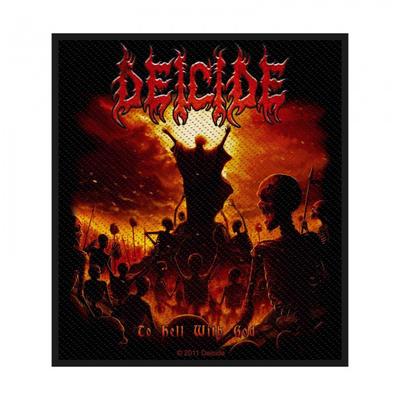 Parche Estándar Deicide A La Mierda con Dios