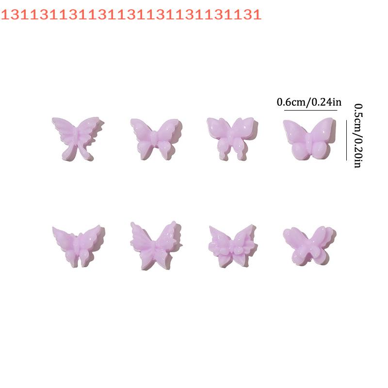 50 Stück Glitzer Nagelkristall Strasssteine Schmetterlingsformen Nagelkunst Designs Charms Schmuck für Luxus Nagelkunst 3D Zubehör